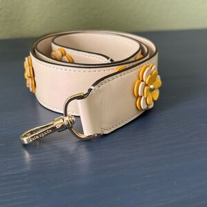 Kate Spade leather flower purse strap